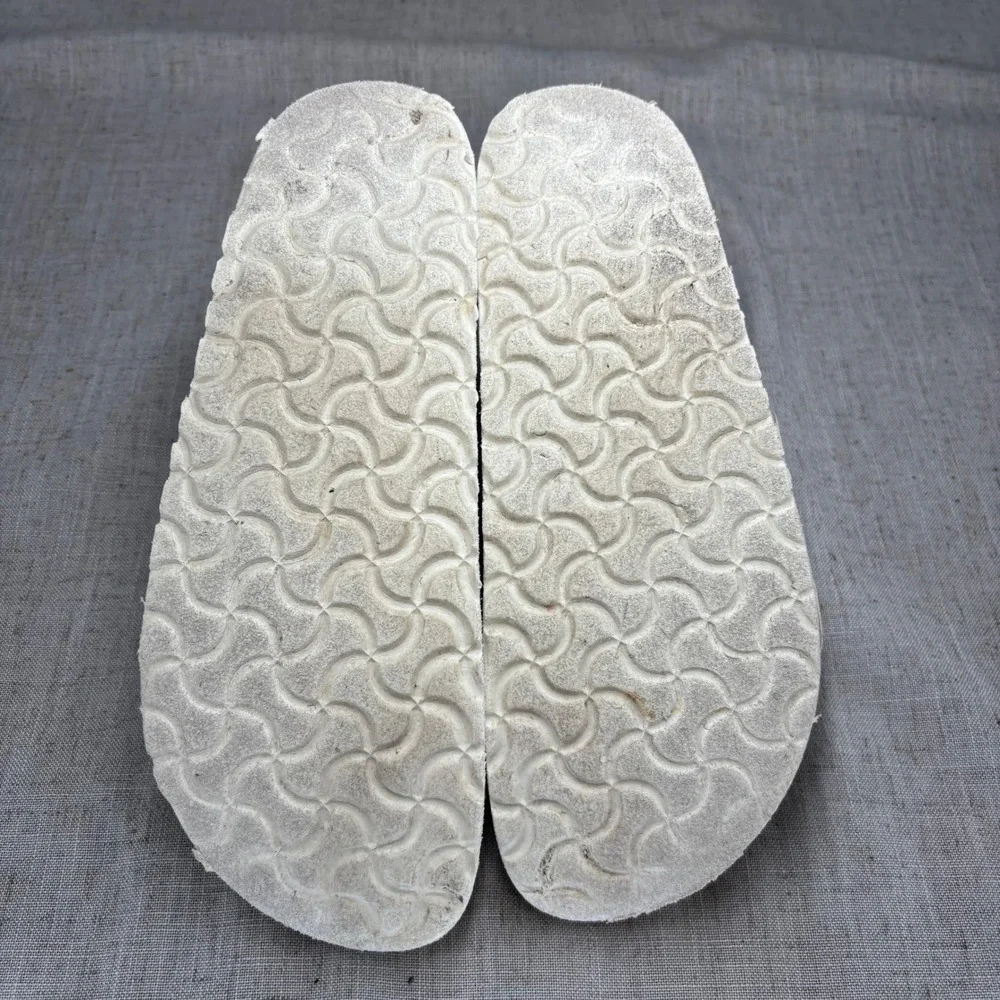 Papillio by Birkenstock Arizona Platform Sandals White Birko-Flor EU 39 US 8-8.5